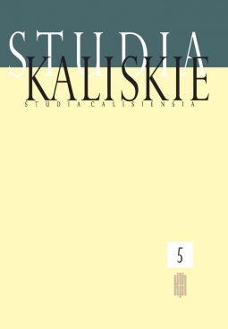 Studia Kaliskie tom V