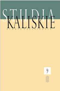 Studia Kaliskie tom IX